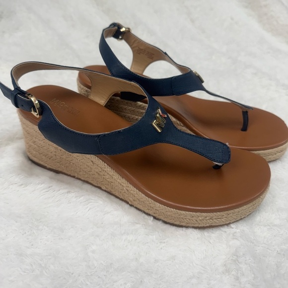 Michael Kors Shoes - Michael Kors Woman's Leather Espadrille Blue